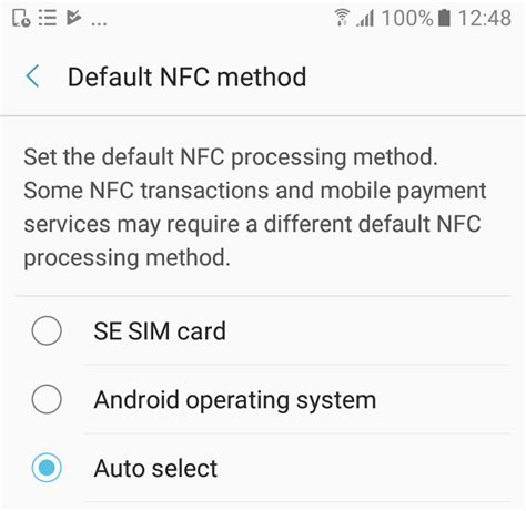 nfc tag choose action set default|android nfc default settings.